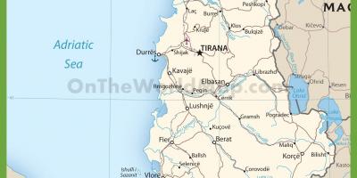 Albania jalan peta