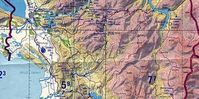 Peta dari Albania geografi